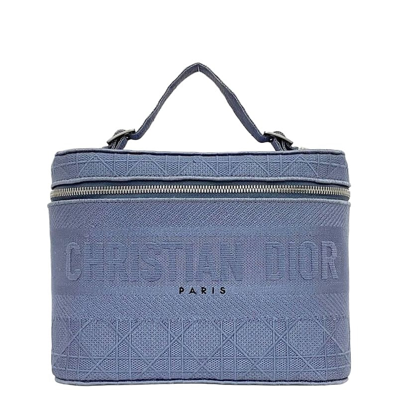 Christian Dior Handbag Vanity Bag Light Blue